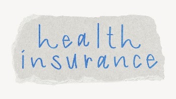 Health insurance word, ripped paper | Free PSD - rawpixel