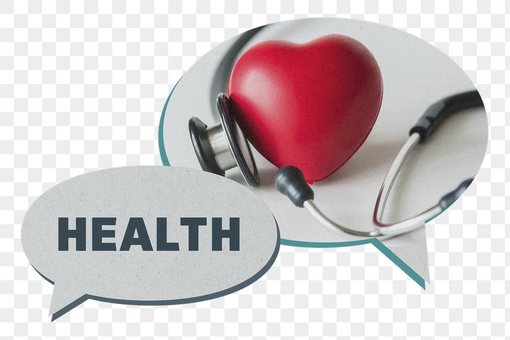 Health png speech bubble sticker | Free PNG - rawpixel