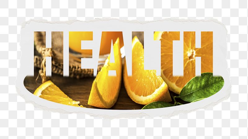 Health png word sticker, ripped | Free PNG - rawpixel
