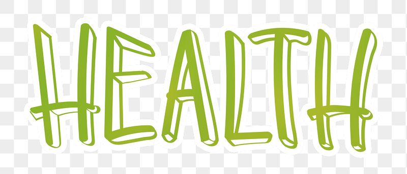 Health png word sticker typography, | Free PNG - rawpixel