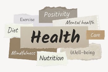 Health word, ripped paper typography | Free PSD - rawpixel