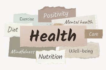 Health word, ripped paper typography | Free PSD - rawpixel