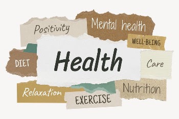 Health word, ripped paper typography | Free PSD - rawpixel