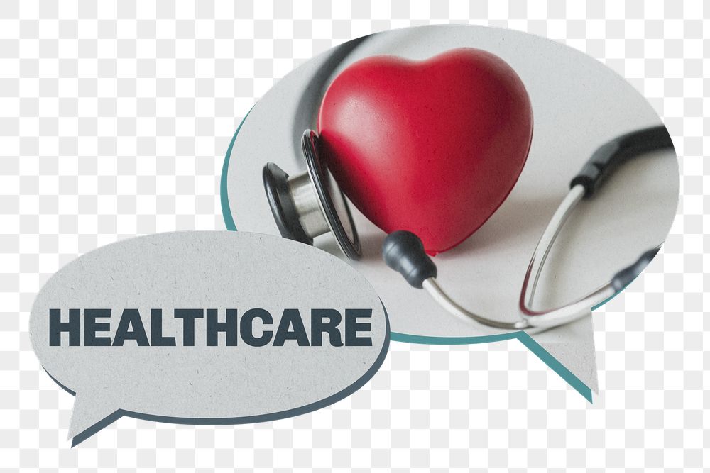 Healthcare png speech bubble sticker | Free PNG - rawpixel