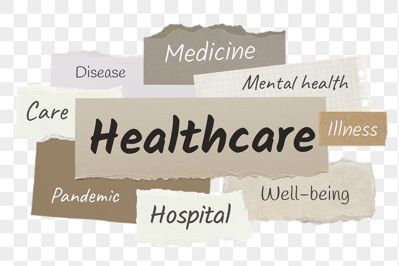 Healthcare png word sticker typography, | Free PNG - rawpixel