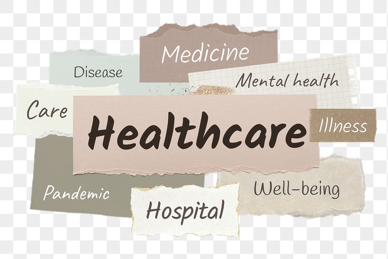 Healthcare png word sticker typography, | Free PNG - rawpixel