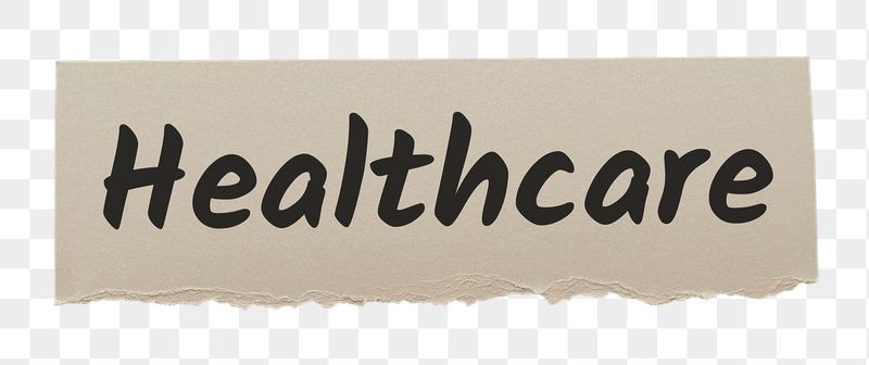 Healthcare png word sticker typography, | Free PNG - rawpixel