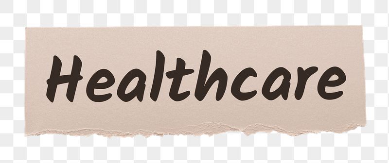 Healthcare png word sticker typography, | Free PNG - rawpixel