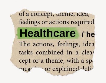 Healthcare ripped dictionary, editable word | Free PSD - rawpixel
