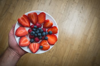 Healthy berries for snack 
