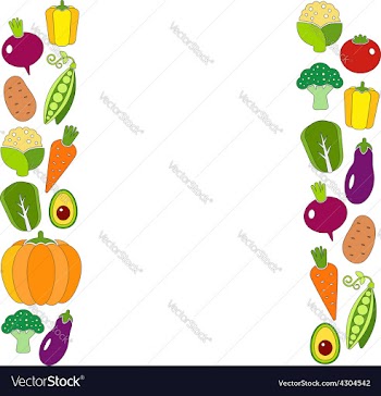  					Healthy diet flat style with fresh organic vector image														