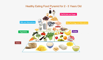 Healthy Eating Food Pyramid For Children 2 To 5 Years - Healthy ...