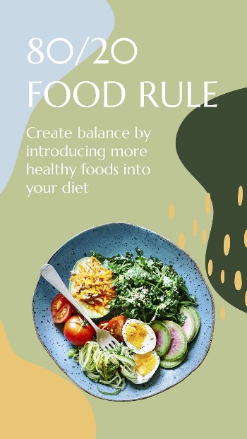 Healthy eating Instagram story template, | Free PSD Template - rawpixel