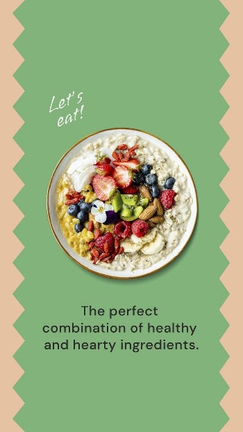 Healthy food Facebook story template, | Free Vector Template - rawpixel