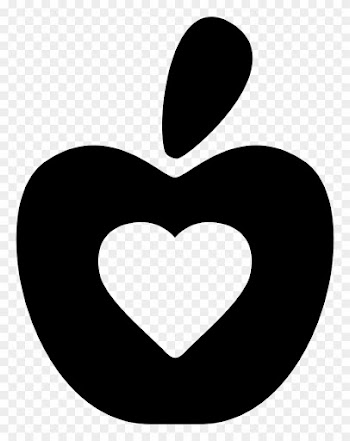 Healthy Food Symbol Of An Apple With A Heart Comments - Symbol Of Healthy Foods
