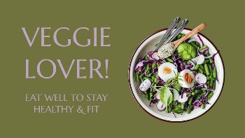Healthy food Youtube thumbnail template, | Free PSD Template - rawpixel