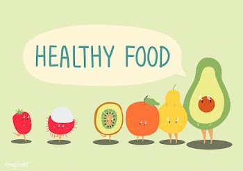 Healthy fruits cartoon character vector | Free stock vector - 538723