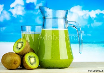 Healthy kiwi juice summer recipe
