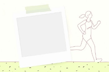 Healthy lifestyle frame background, person | Free Photo - rawpixel