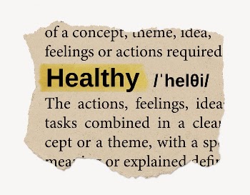 Healthy ripped dictionary, editable word | Free PSD - rawpixel