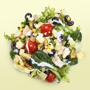 Healthy salad sticker, food photography | Free PSD - rawpixel