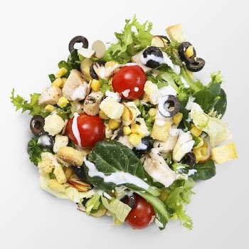 Healthy salad sticker, food photography | Free PSD - rawpixel