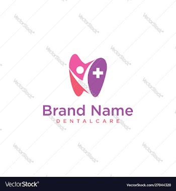 Healthy teeth icon dental care logo design vector image