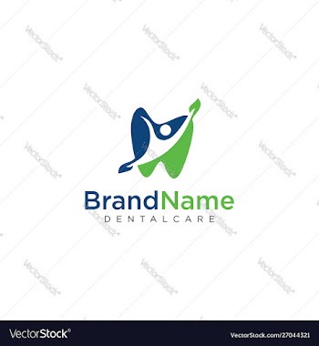Healthy teeth icon dental care logo design vector image