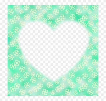 Heart, 4-leaf Clover, Green, Pale, Love, Sincerity - Love