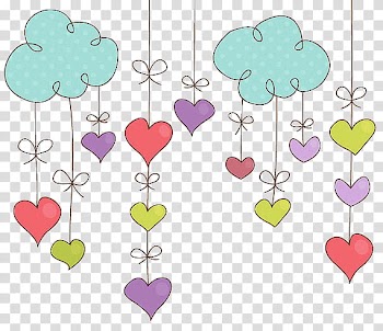 Heart Abstract, assorted-color heart illustration transparent background PNG clipart