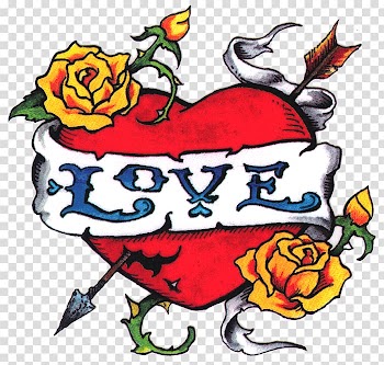 Heart and arrow illustration, Tattoo , Love Tattoo transparent background PNG clipart
