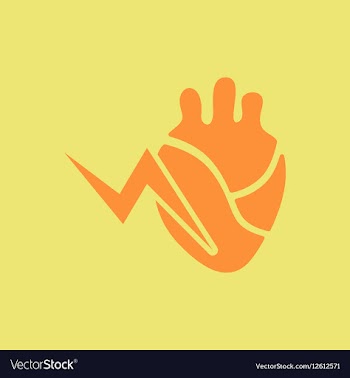 Heart and arrow various symptoms of leukemia on vector image