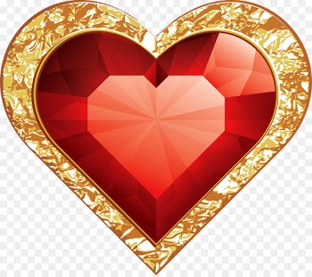 Heart Animation Love Internet - gold heart 