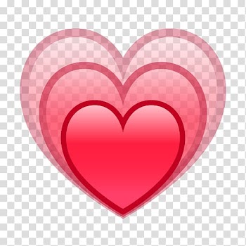Heart Apple Color Emoji Text messaging Sticker, golden star of david transparent background PNG clipart