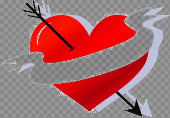 Heart Arrow PNG Image Background