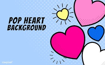Heart background illustration | Free stock vector - 566058