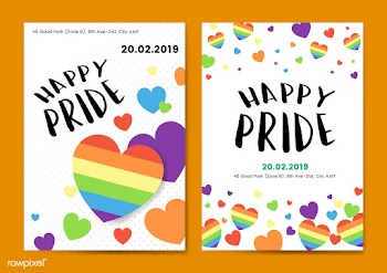 Heart background illustration set | Free stock vector - 566038