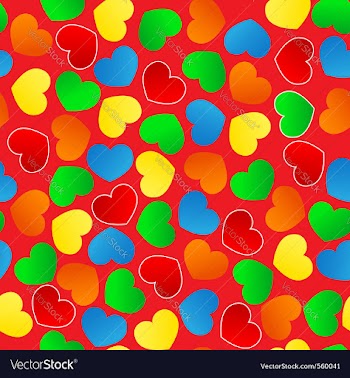  					Heart background vector image														