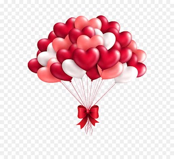 Heart Balloon Valentine's Day Gift Clip art - Heart-shaped balloon 