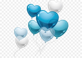 Heart Balloon Valentines Day Clip art - Love blue balloons 