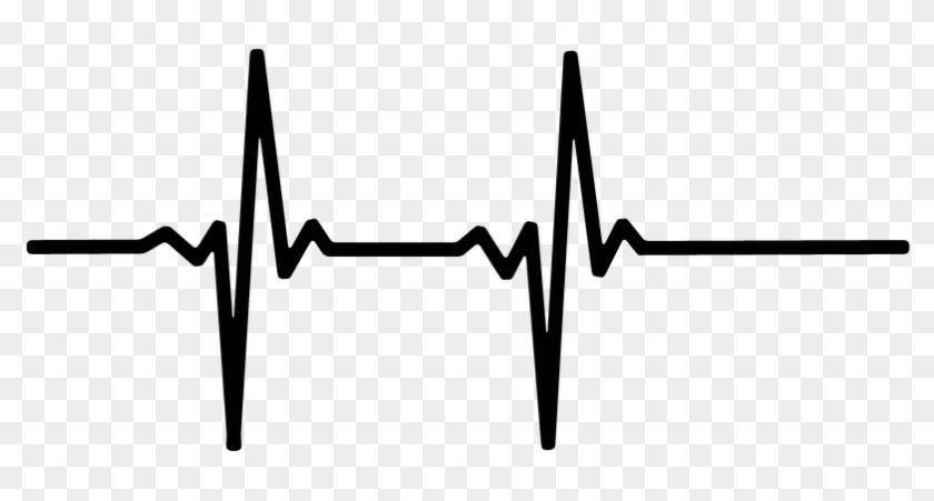 Heart Beat Clip Art Black And White