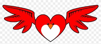 Heart Bird - Video Camera Clip Art