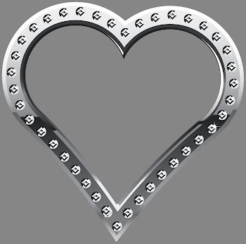 Heart Border Silver PNG Clip Art Image | Gallery Yopriceville ...