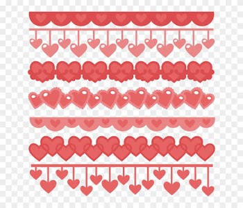 Heart Borders Svg Cutting Files Heart Svg Cuts Free - Cute Heart Borders Png