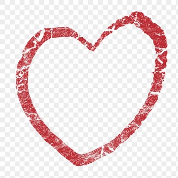Heart brush png frame sticker, | Free PNG Sticker - rawpixel