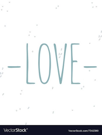 Heart card love vector image