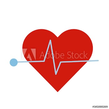 heart cardio flat style icon