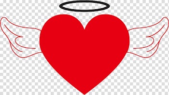 Heart Cartoon Computer Icons, Wings hearts transparent background PNG clipart