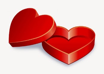 Heart chocolate box sticker, Valentine's | Free Vector - rawpixel