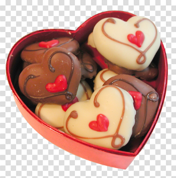 Heart Chocolate PNG Image with Transparent Background
